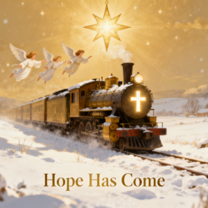 Hope Has Come Christian Christmas Train PNG