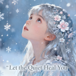 Let the Quiet Heal You Silver Winter Woman