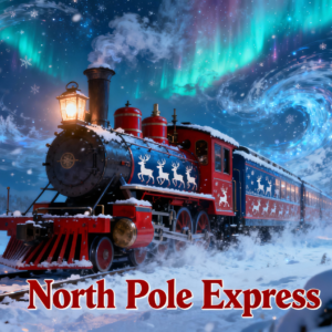 North Pole Express Train PNG