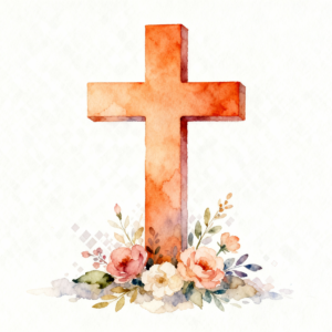 Watercolor Cross PNG