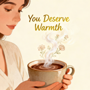 You Deserve Warmth Cocoa Woman